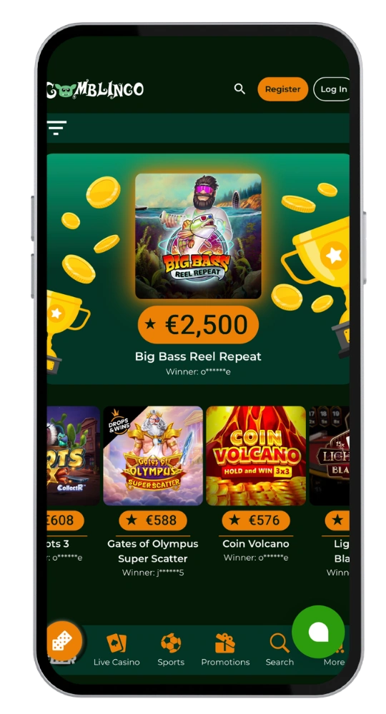 Gomblingo Casinò accedi